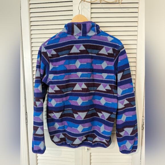 Patagonia Synchilla Snap T Fleece Pullover Guatemalan Tango Aztec Size Small - Picture 6 of 6